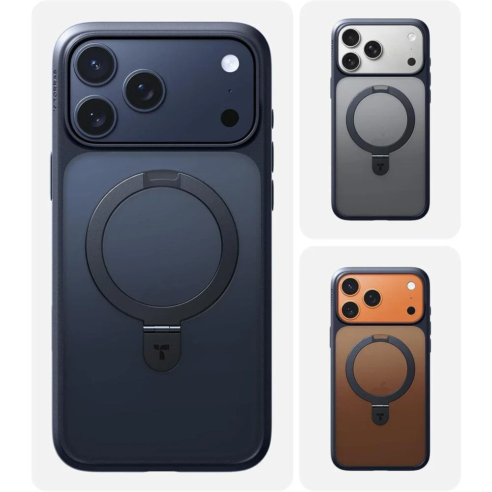TORRAS Ostand for iPhone 17 Pro Case Magnetic, Fit for MagSafe, 4X Military Drop